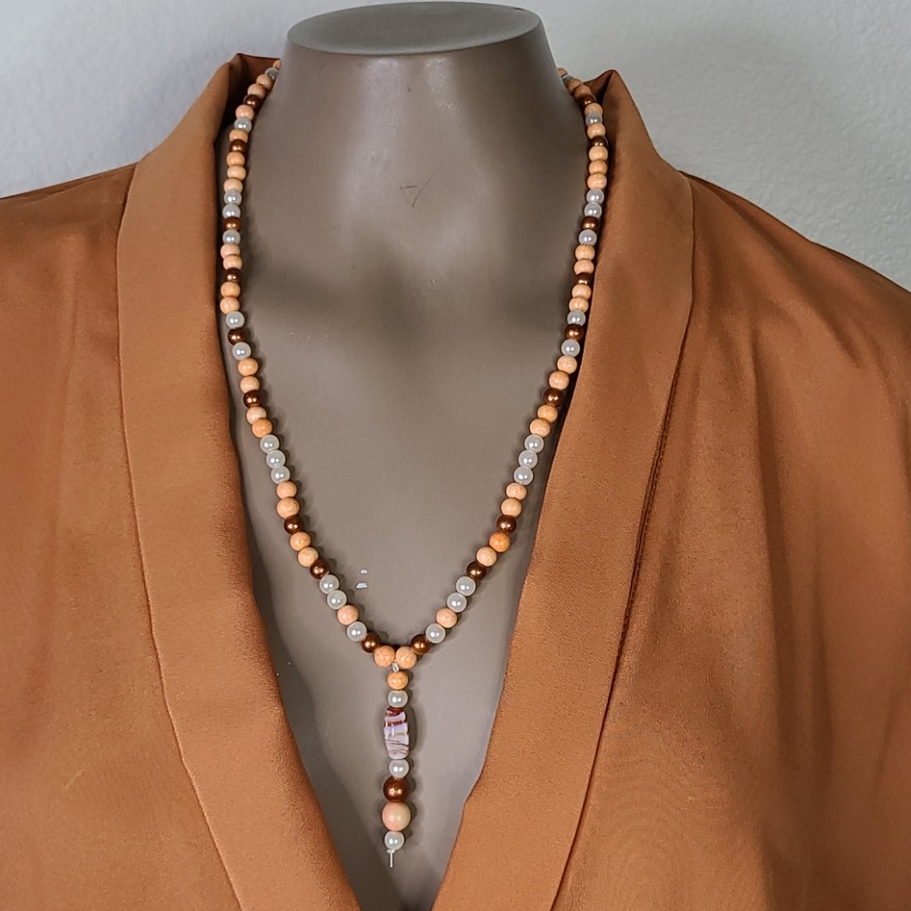 Mala Beads Necklace Bracelet Meditation Handmade Jewelry Unisex Spiritual Yoga - Picture 1 of 2